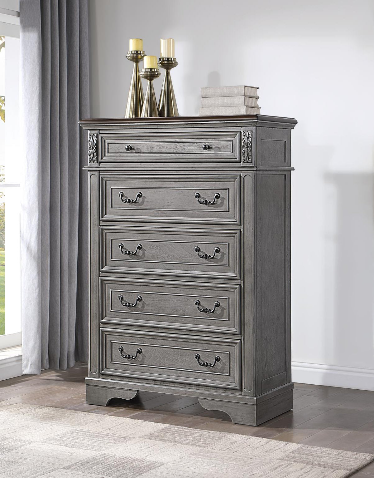 Gray Rustic Bedroom Collection