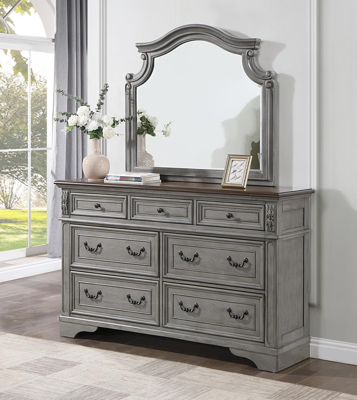 Gray Rustic Bedroom Collection