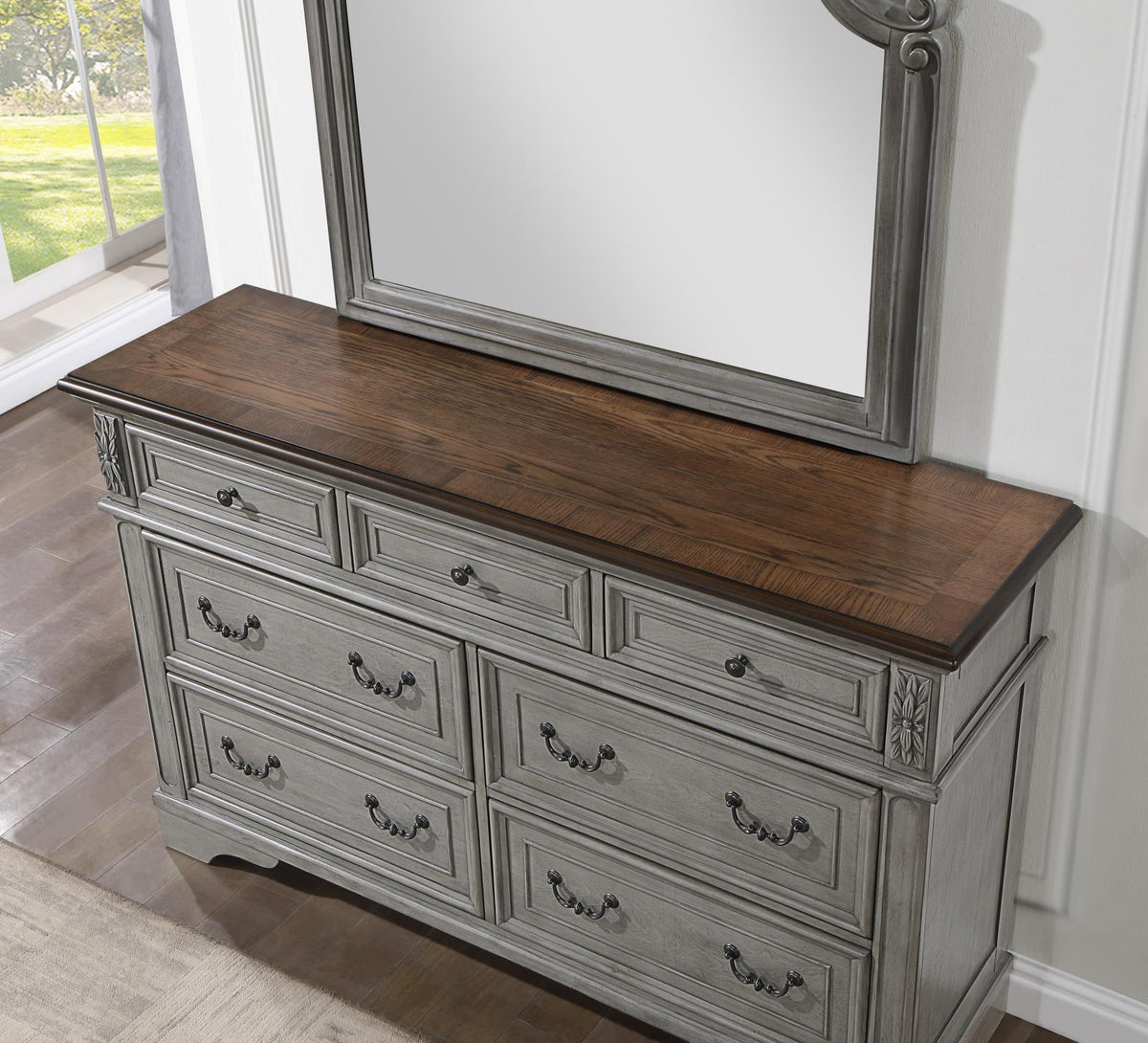 Gray Rustic Bedroom Collection