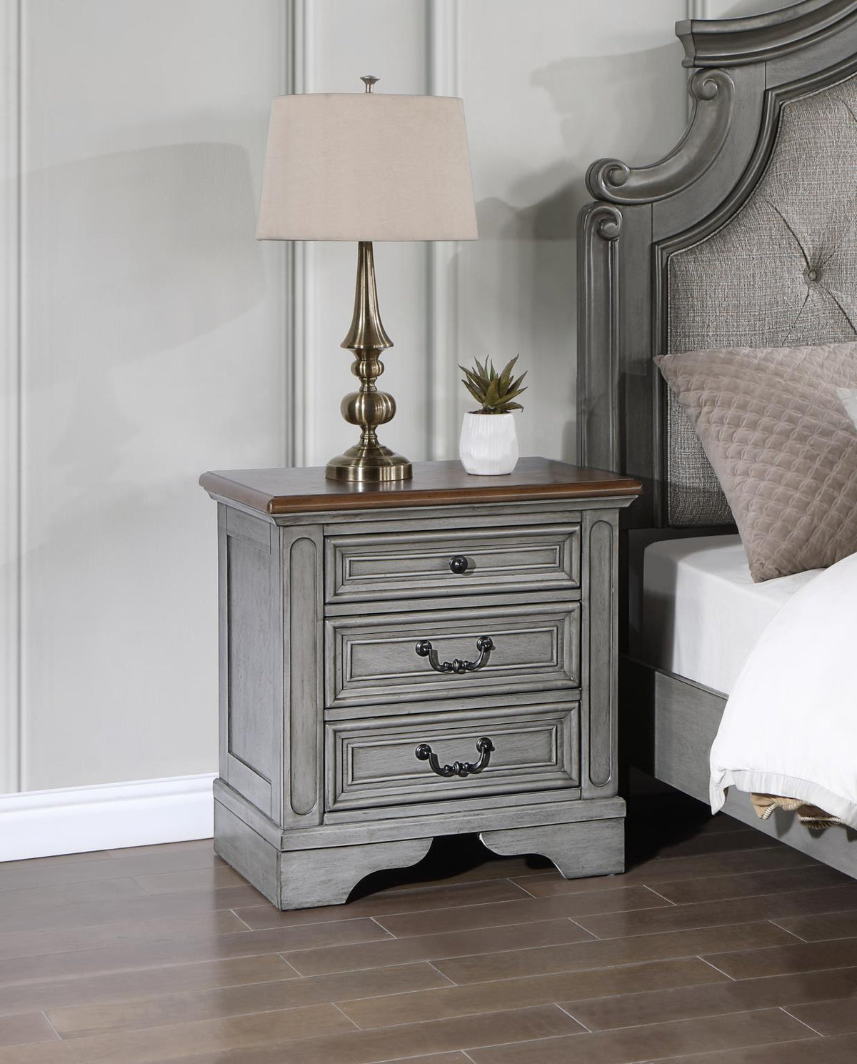 Gray Rustic Bedroom Collection
