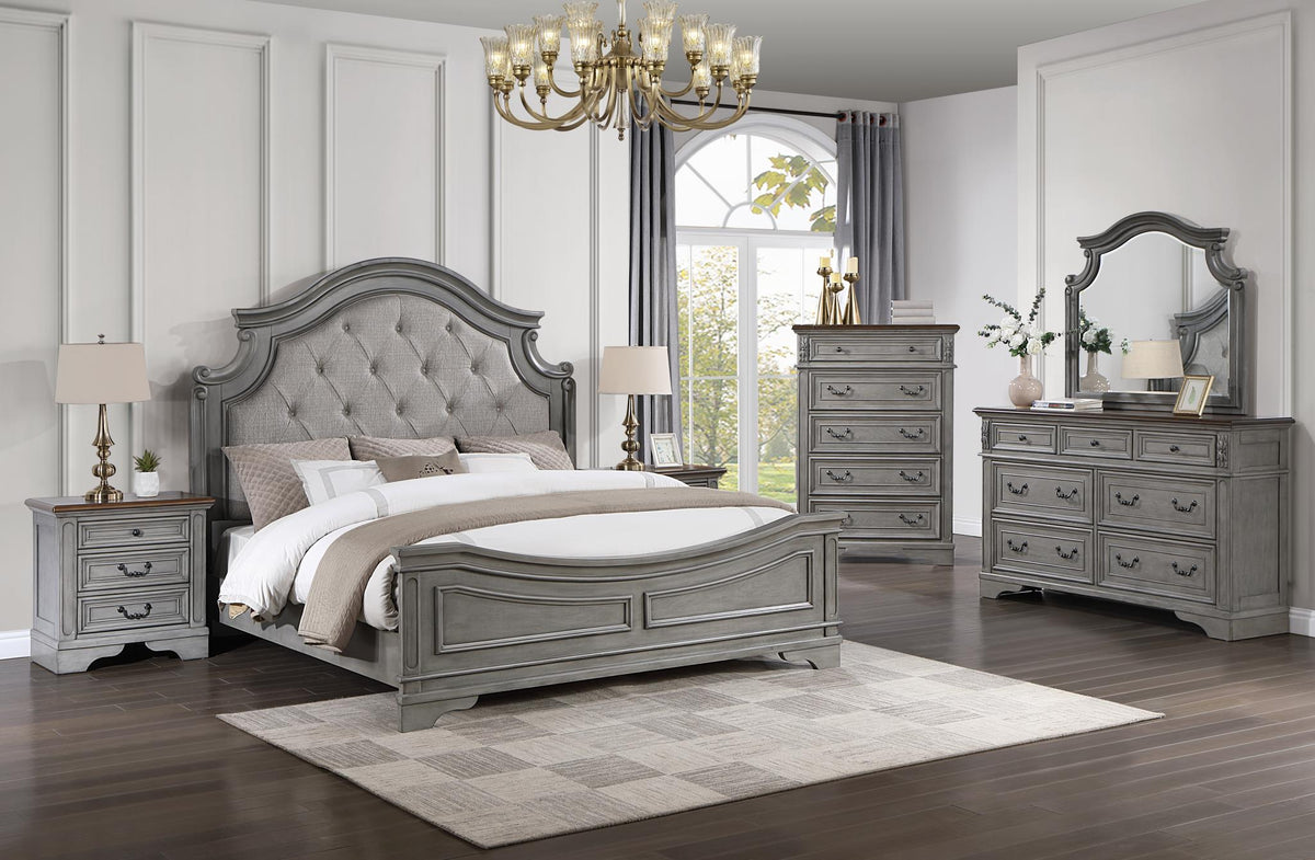 Gray Rustic Bedroom Collection