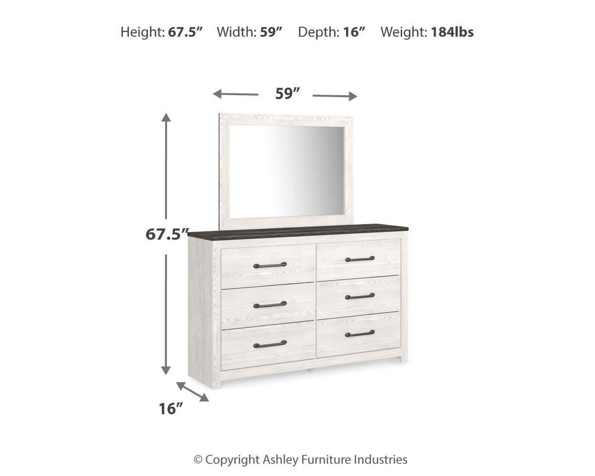 Gerridan Dresser with Mirrors