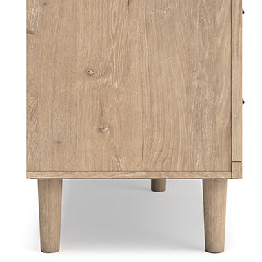 Cielden Full Panel Headboard, Dresser, Mirror and Chest