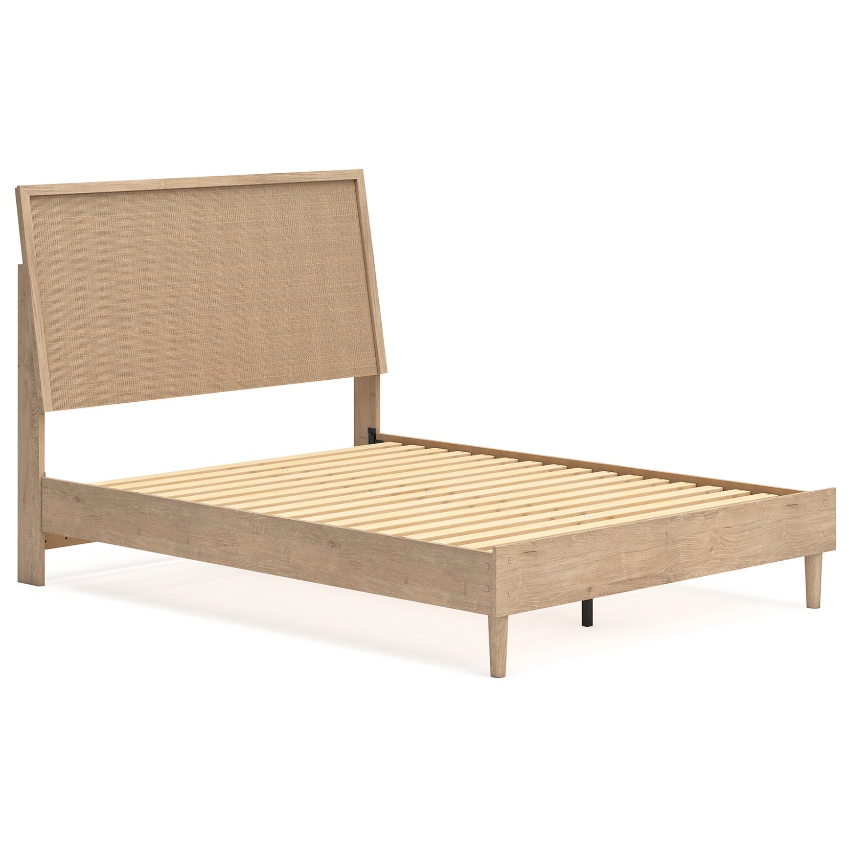 Cielden Queen Panel Bed with Mirrored Dresser and Chest