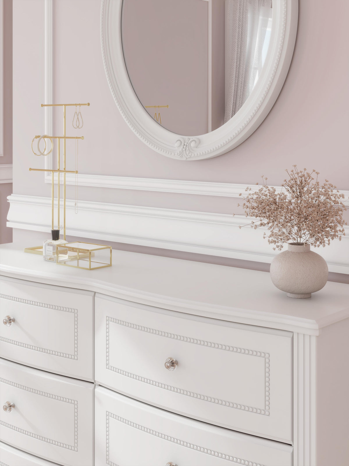 Kozlani Dresser with Mirrors