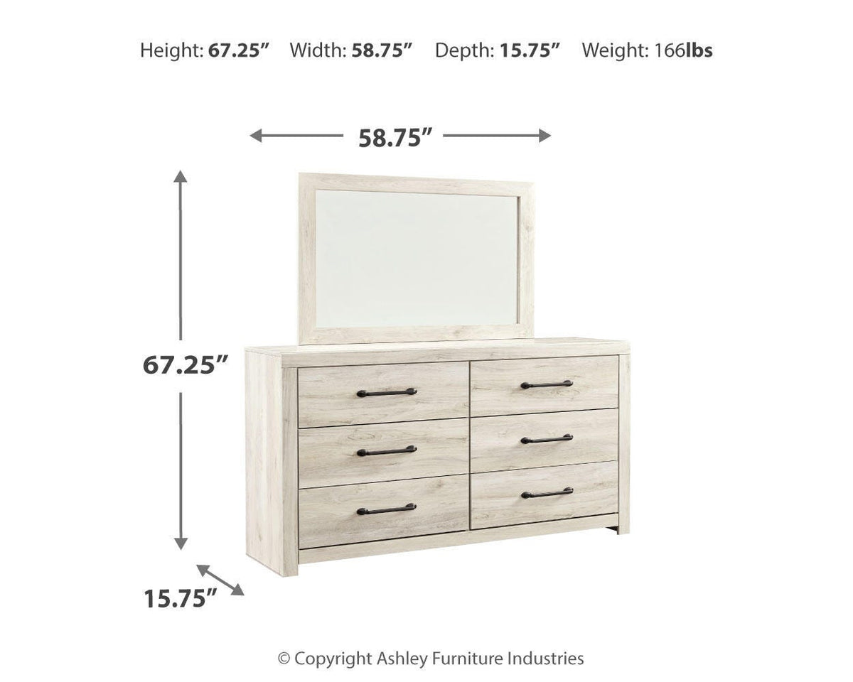 Cambeck Dresser with Mirrors