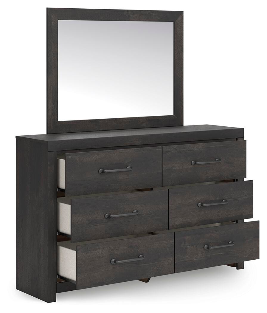 Hollivern Dresser with Mirrors