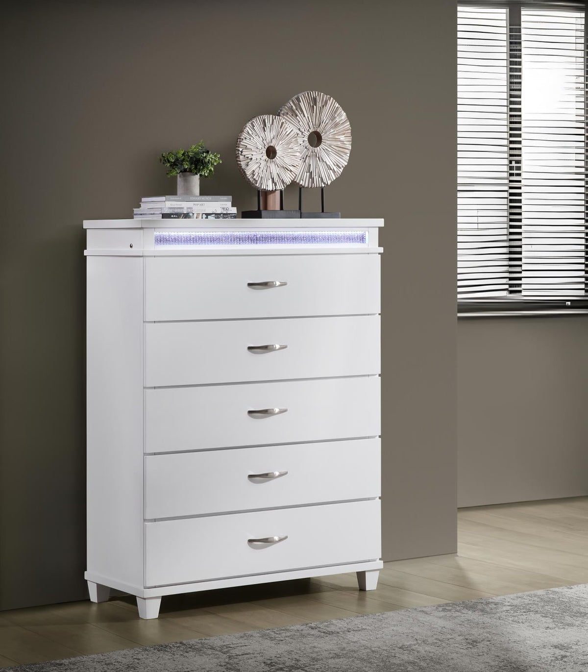White LED Bedroom Collection (Lighting Throughout)