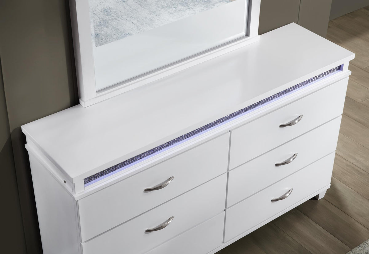 White LED Bedroom Collection (Lighting Throughout)