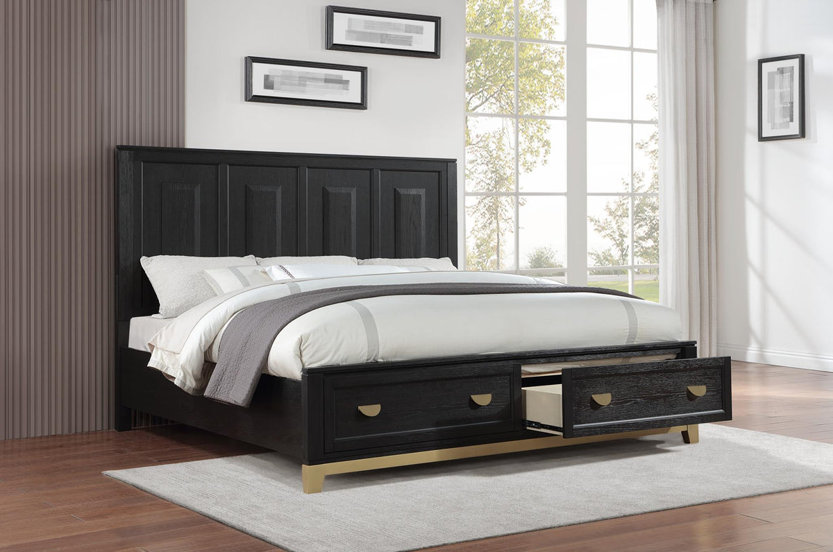 Black & Gold Bedroom Collection