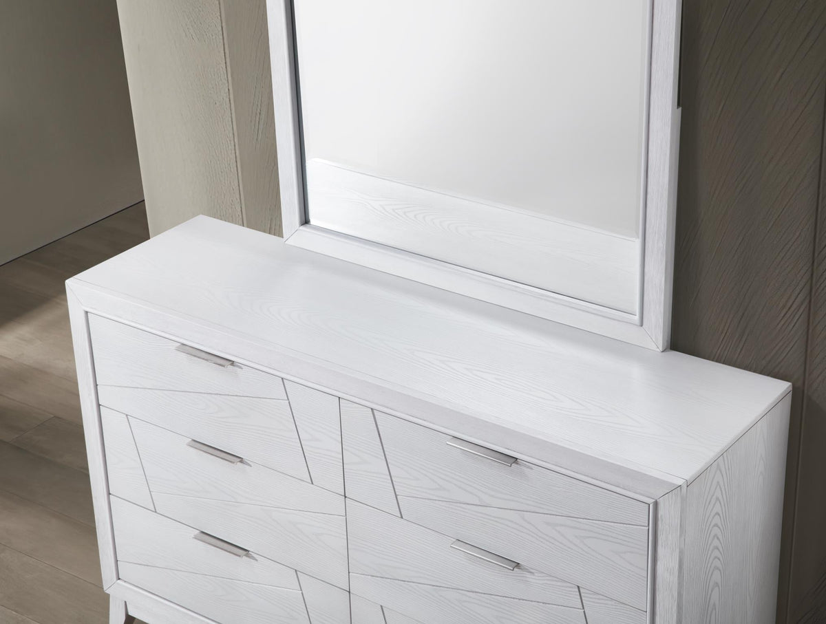 Antique White LED Bedroom Collection