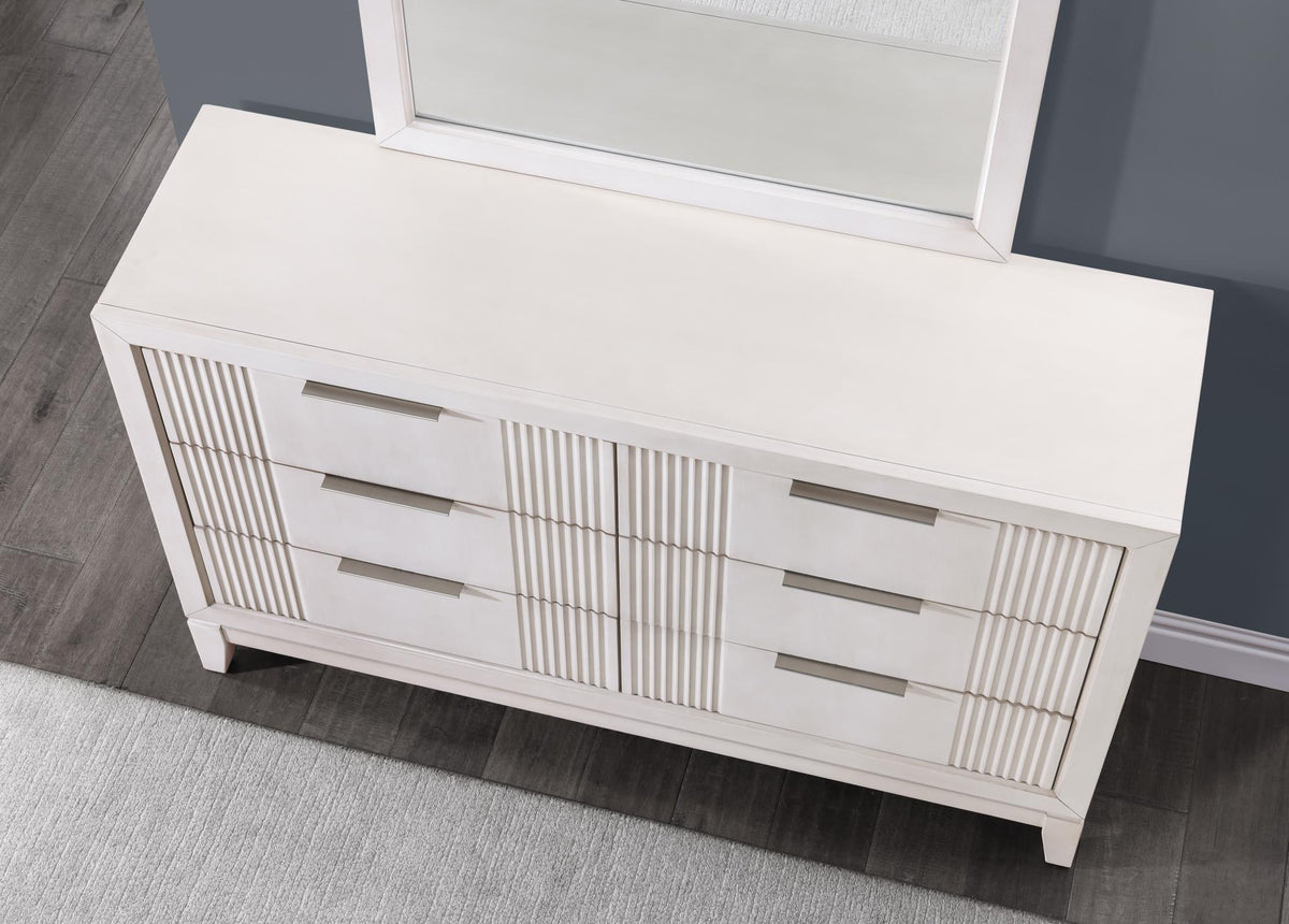 Beige LED Bedroom Collection