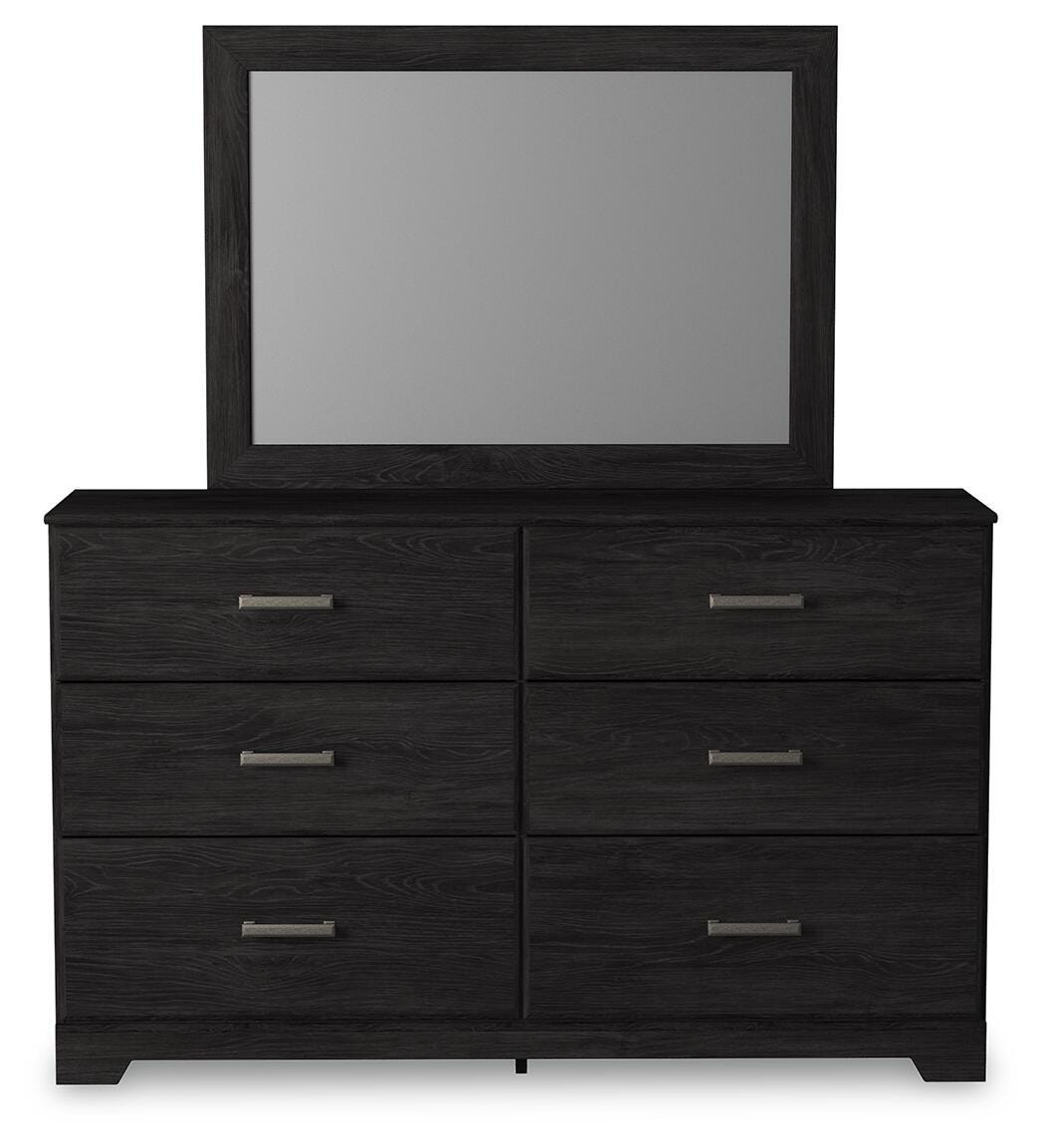 Belachime Dresser with Mirrors