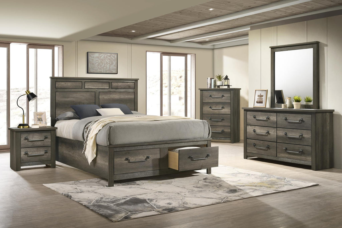 Ash Gray Bedroom Collection