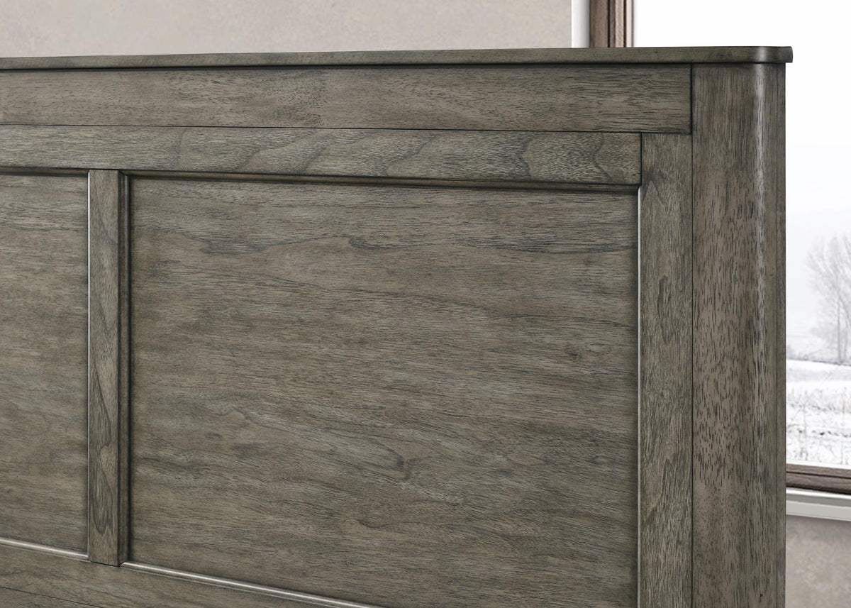Antique Gray Panel Bedroom Collection