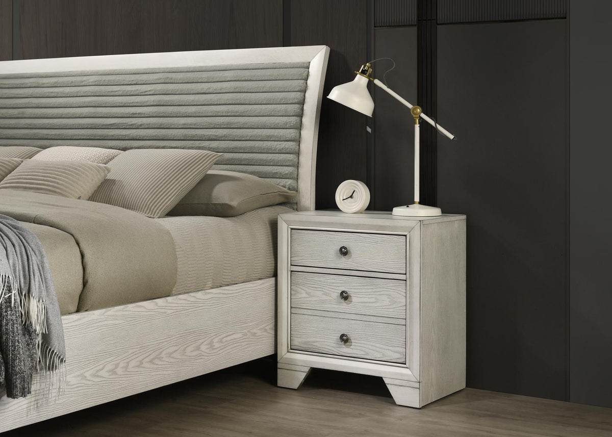 Antique White Oak Bedroom Collection