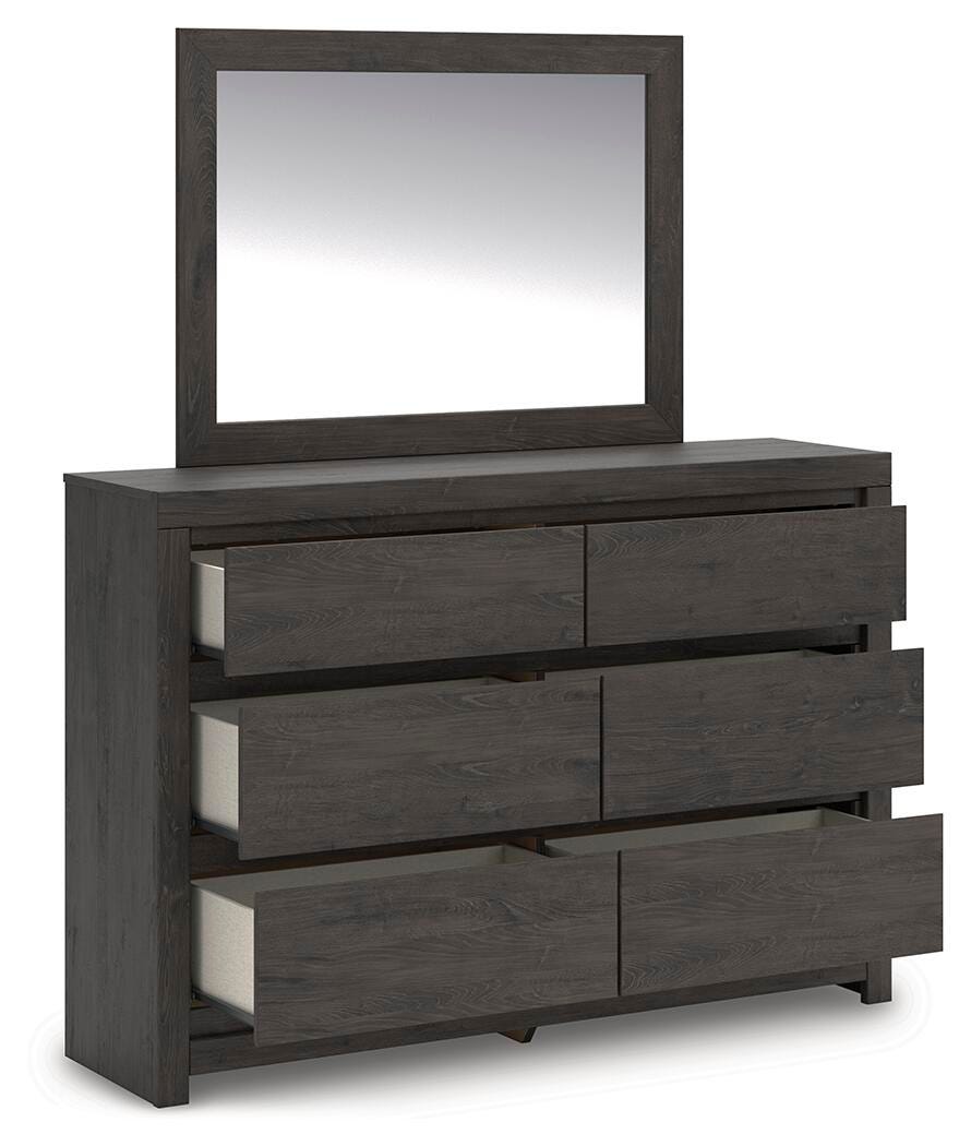 Fraluna Dresser with Mirrors