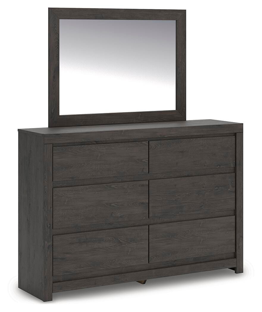 Fraluna Dresser with Mirrors