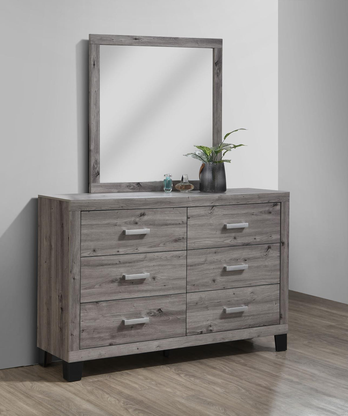 White Wash LED Bedroom Collection (Twin to King)
