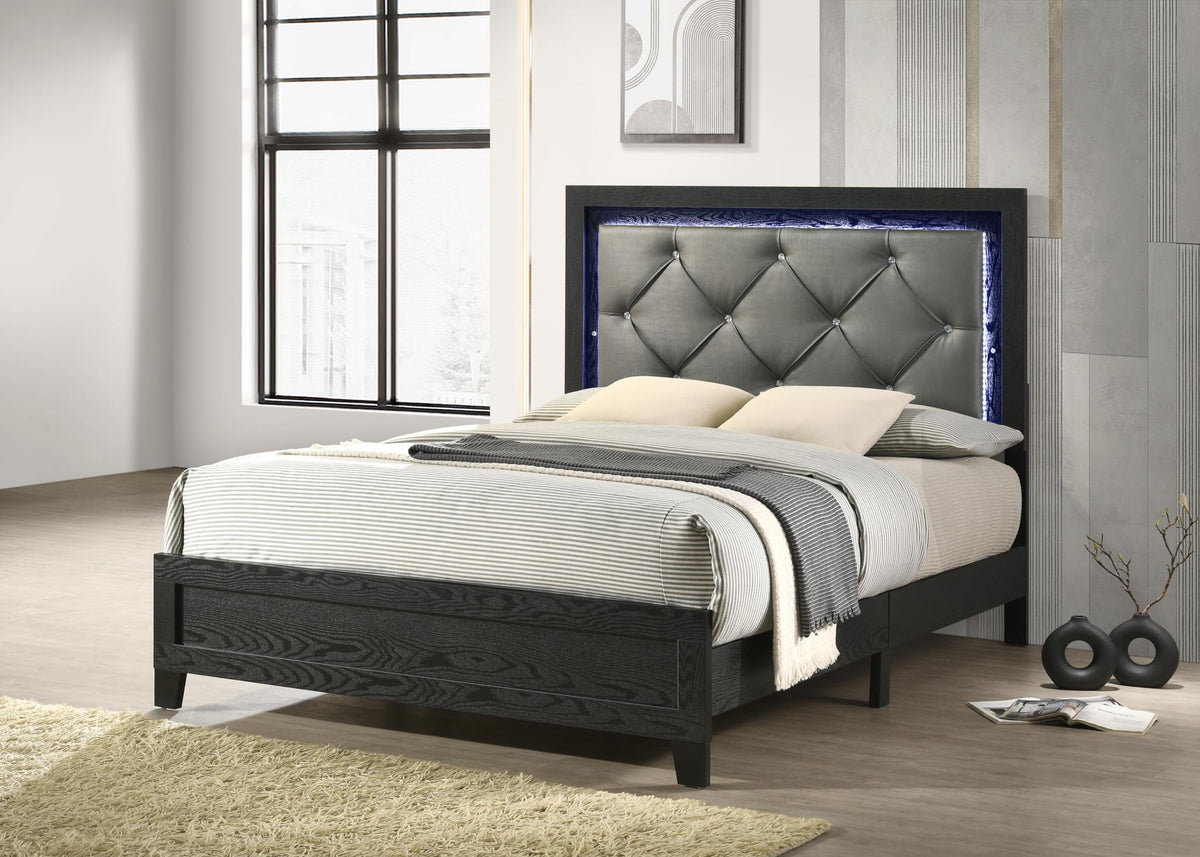 Black LED Bedroom Collection (All Sizes)