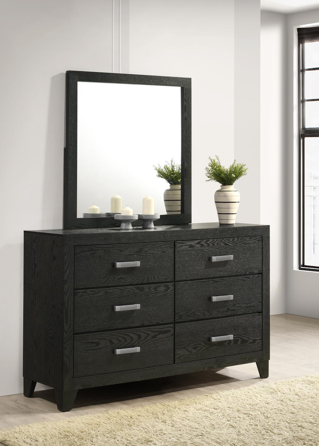 Black LED Bedroom Collection (All Sizes)