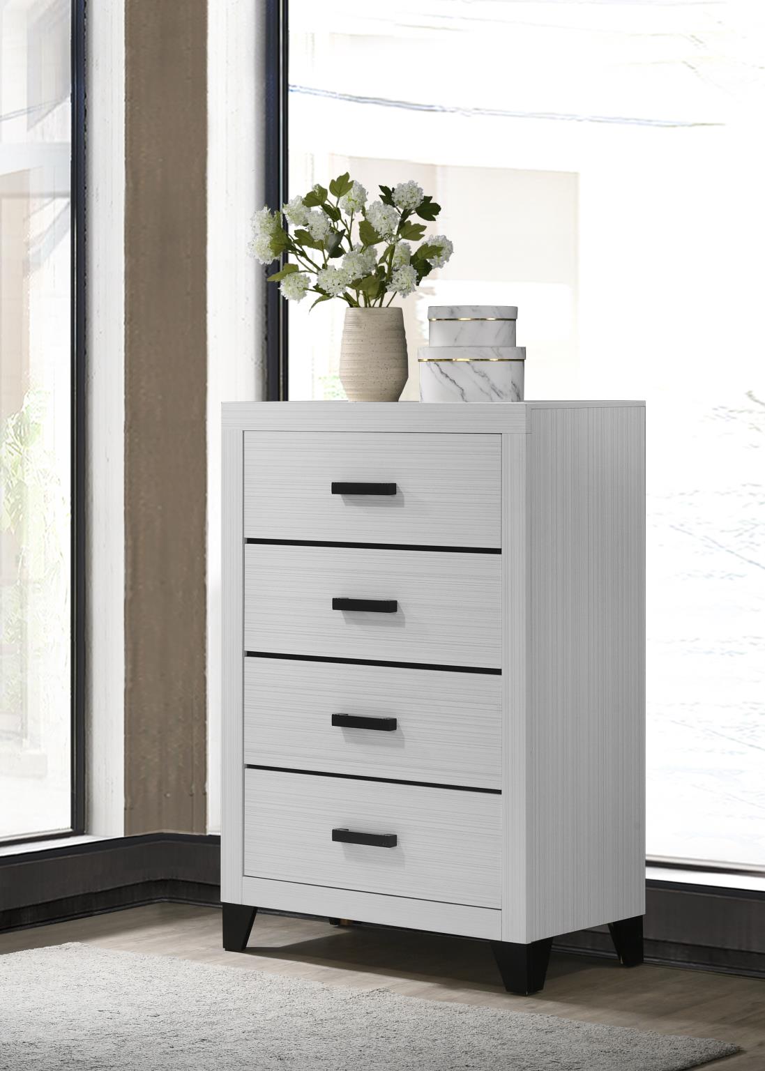 White LED Bedroom Collection (All Sizes)