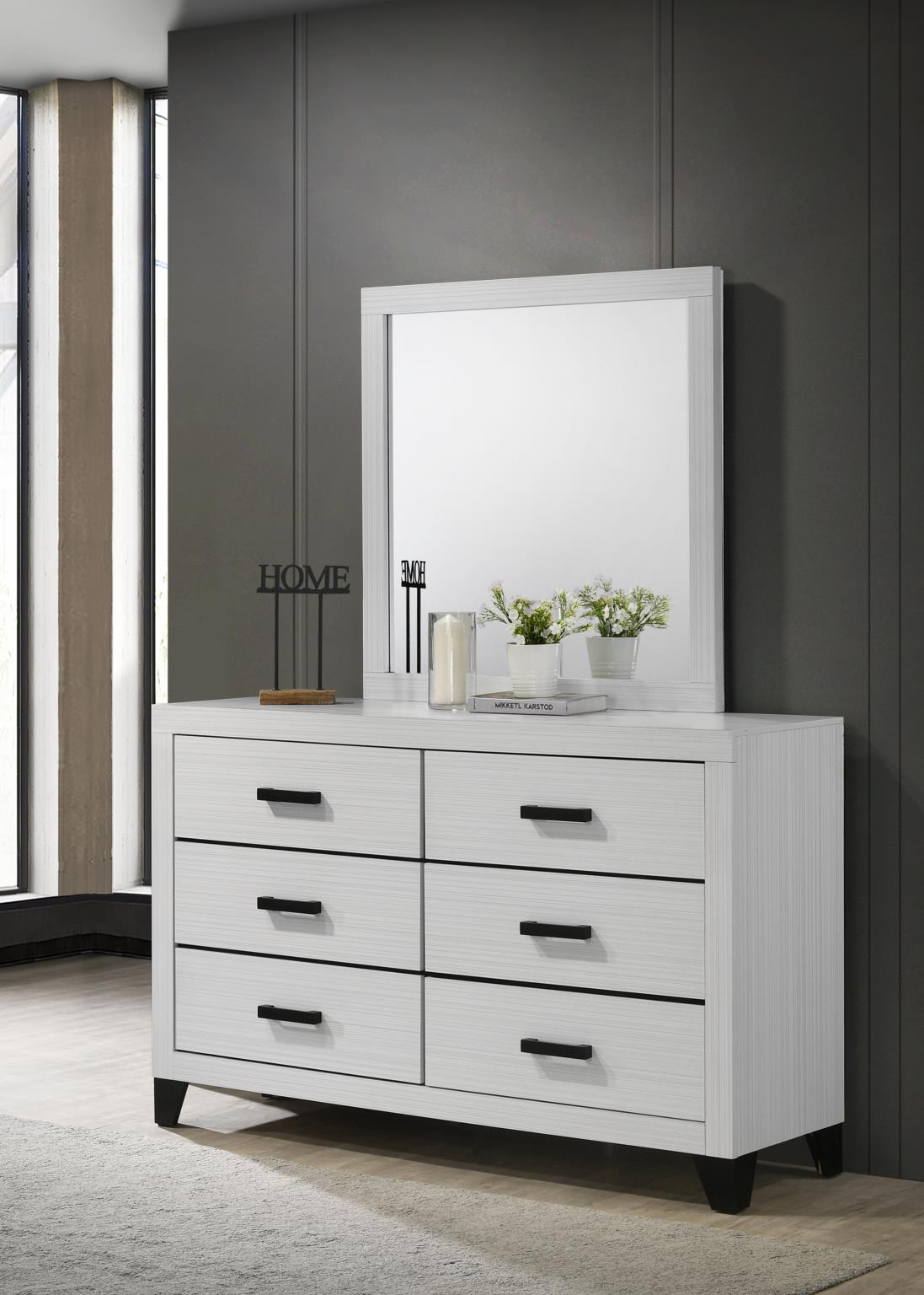 White LED Bedroom Collection (All Sizes)