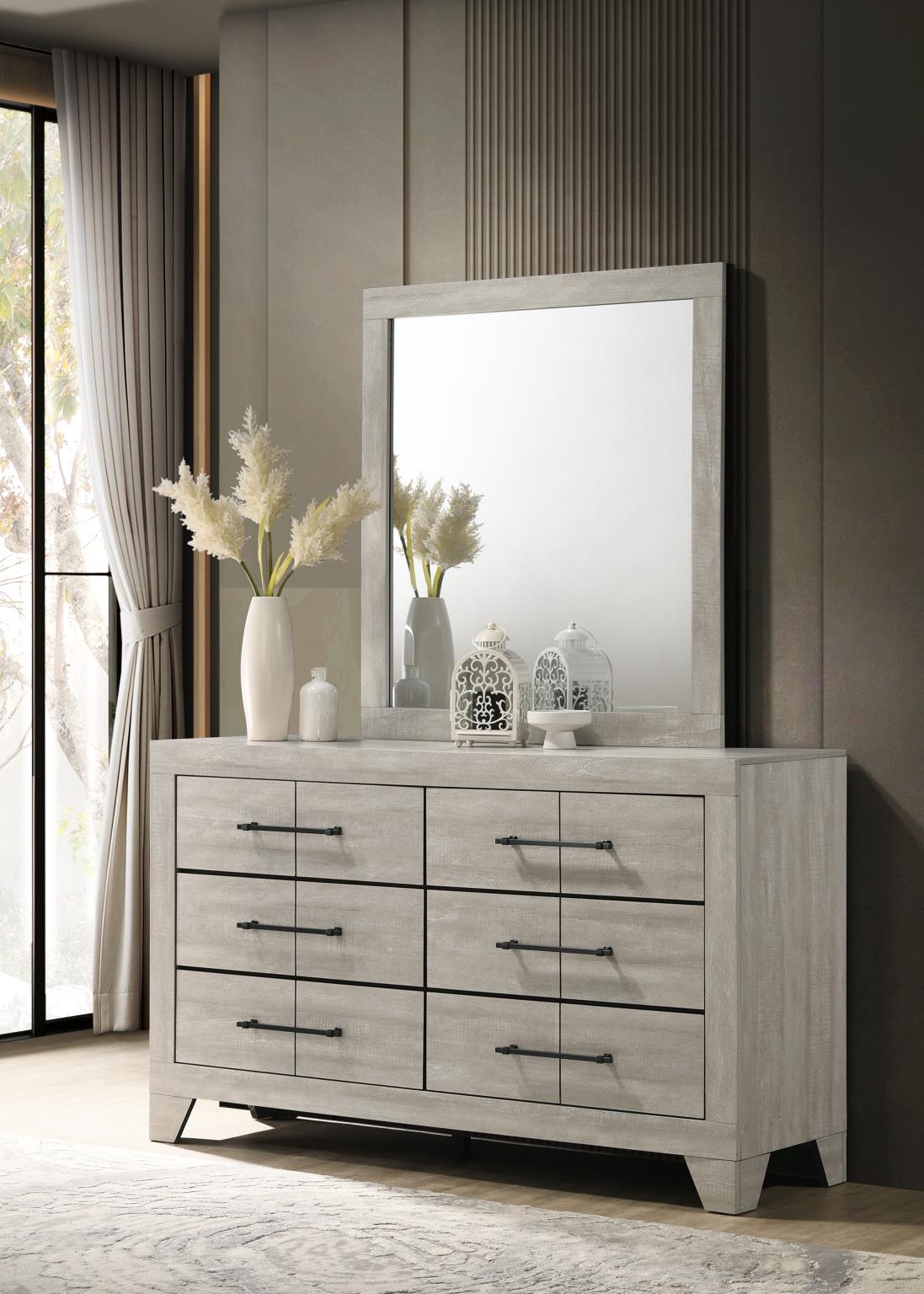 Dusty Gray Oak Bedroom Collection