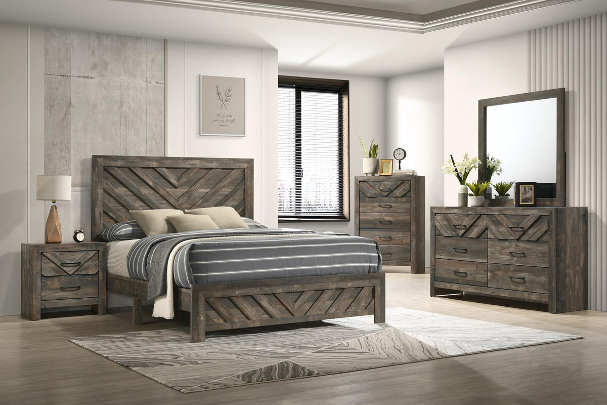 Antique Brown Bedroom Collection