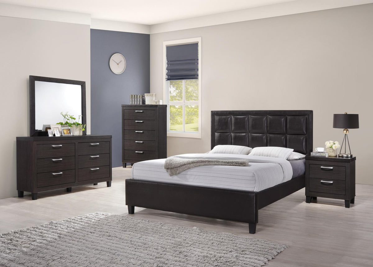 Walnut Bedroom Collection (Twin to King)