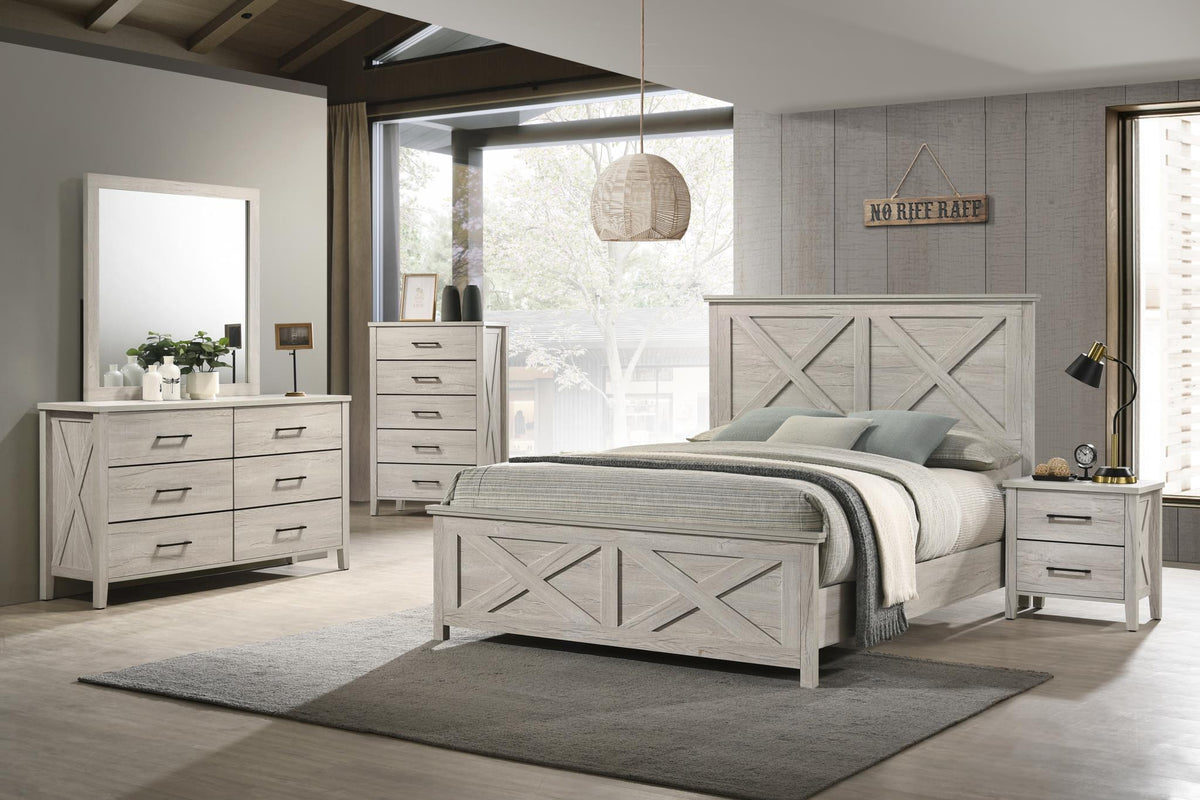 White Wash Bedroom Collection