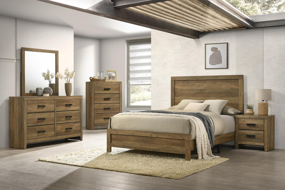 Knotty Oak Bedroom Collection
