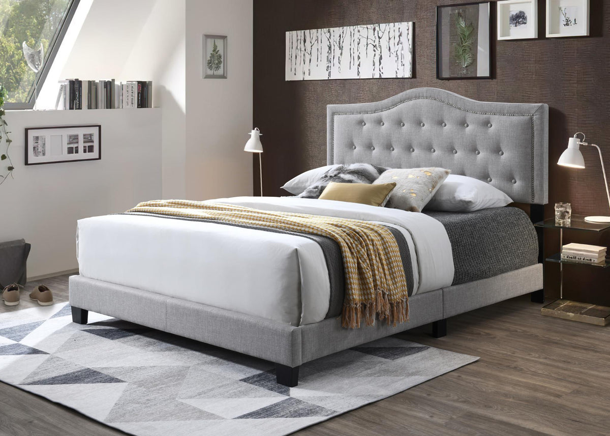 Light Gray Padded Bed (All Sizes)