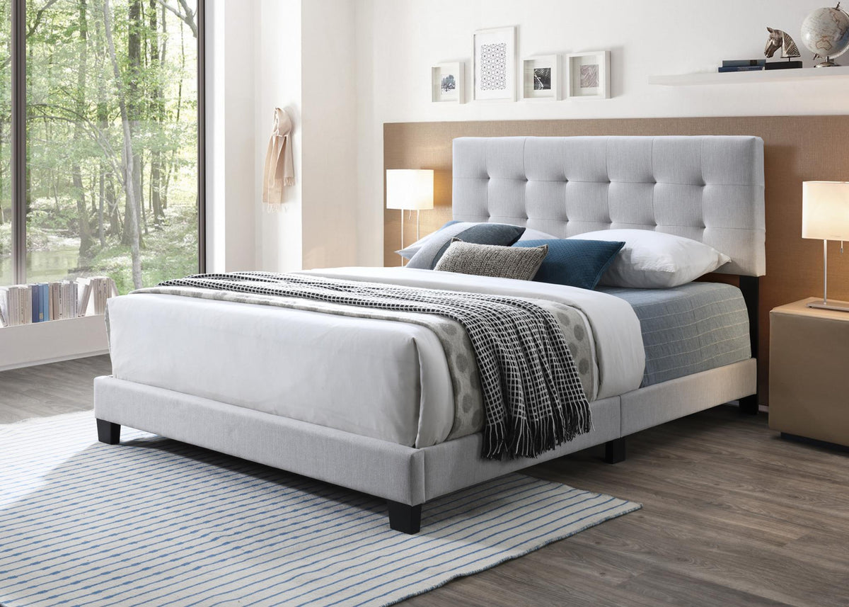 Stone Upholstered Bed