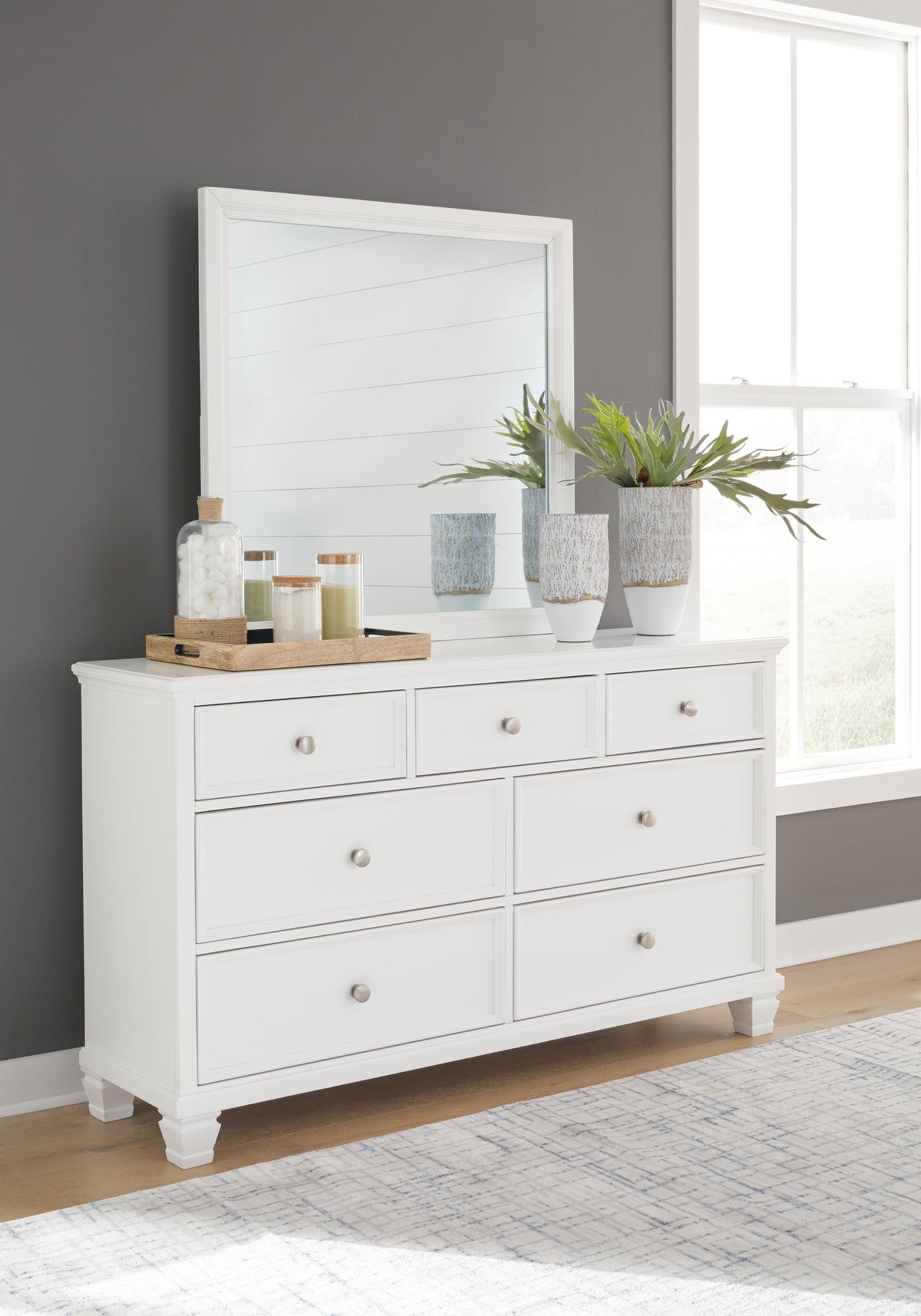 Fortman Dresser with Mirrors