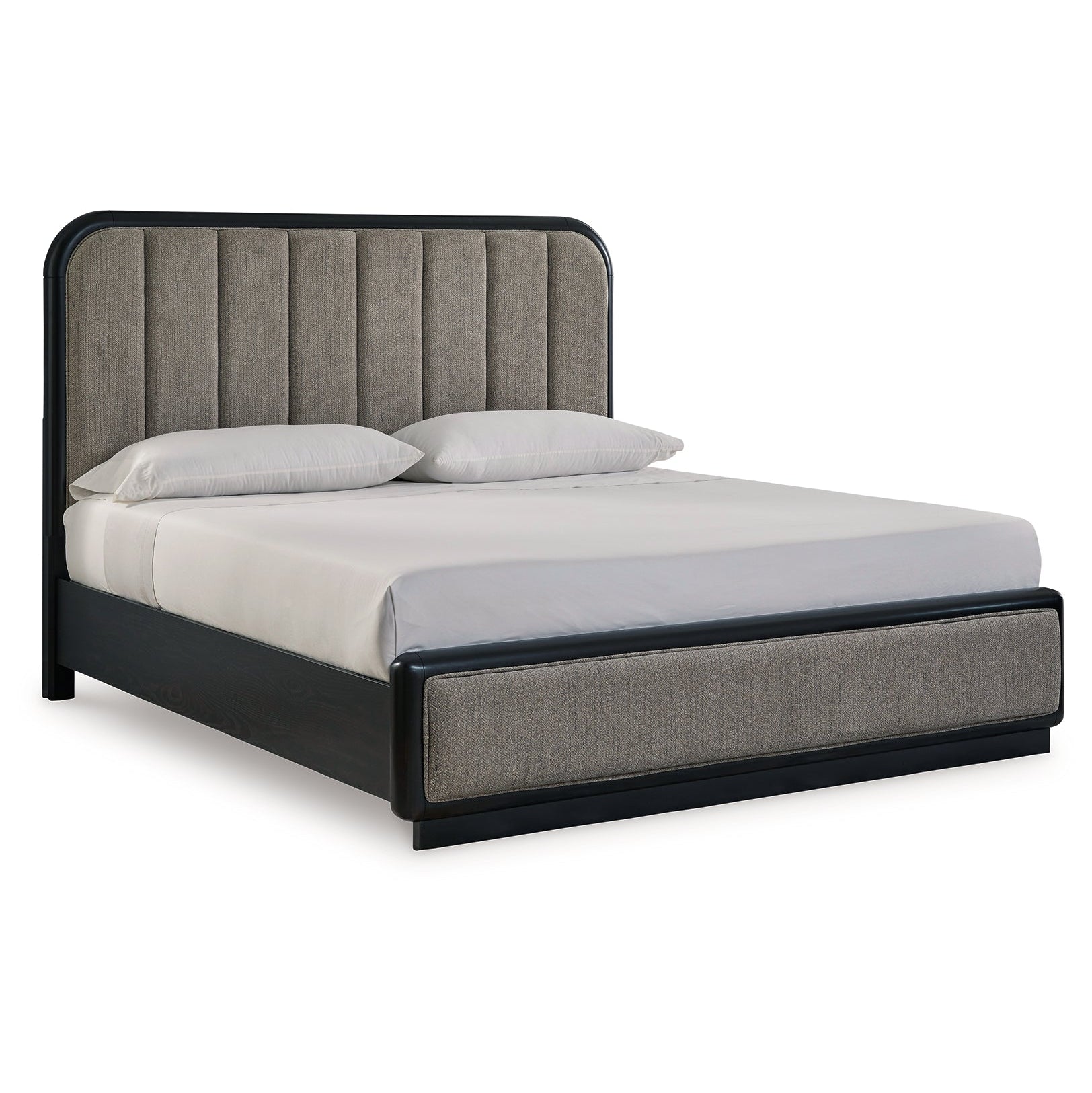 Rowanbeck King Upholstered Panel Bed