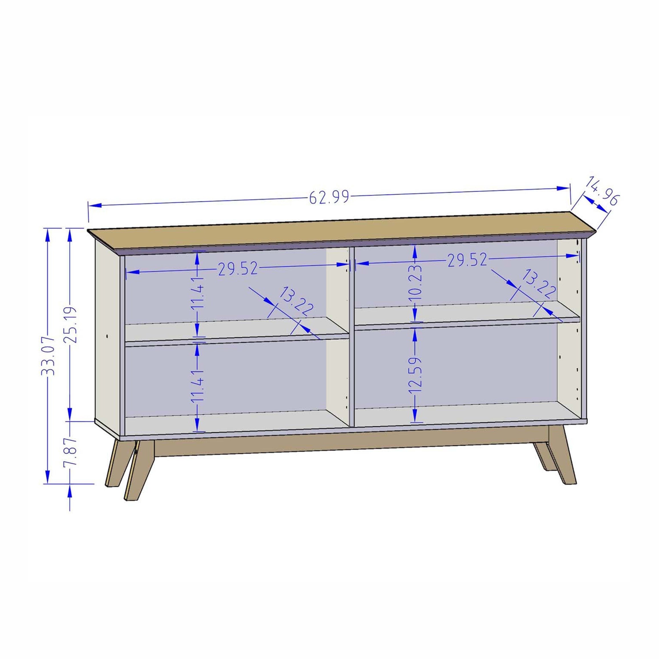 Bradley 63" Buffet Stand in Black