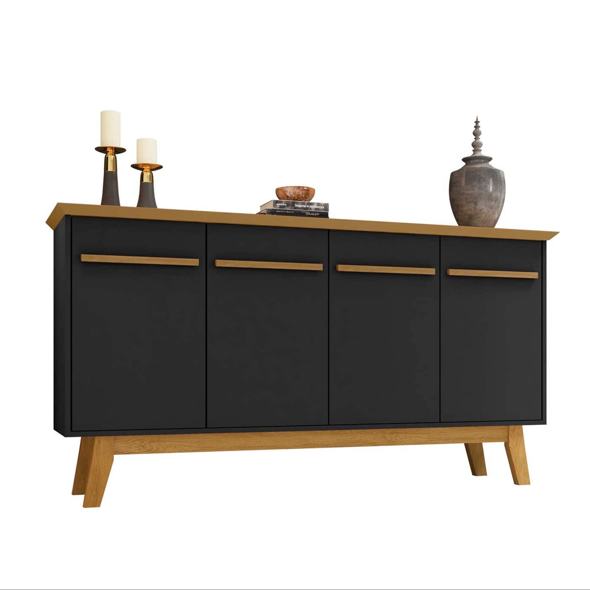 Bradley 63" Buffet Stand in Black