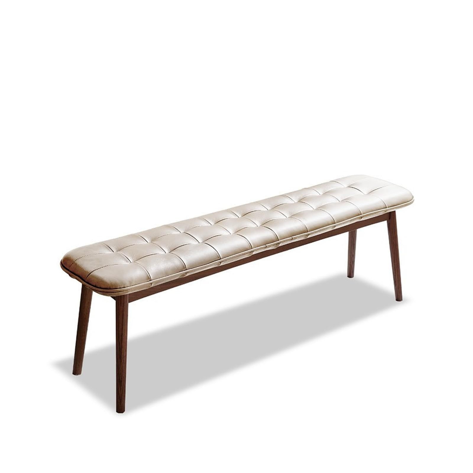 Burrow Natural Oak Wood Bench