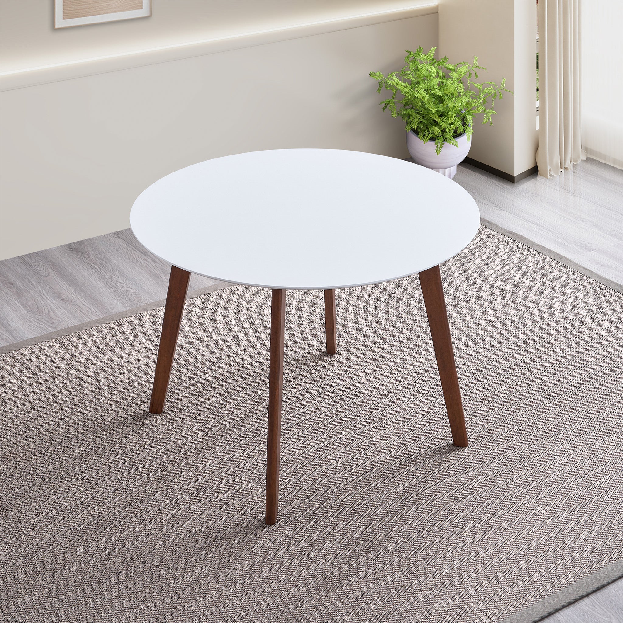 Charlie White Top Dining Table