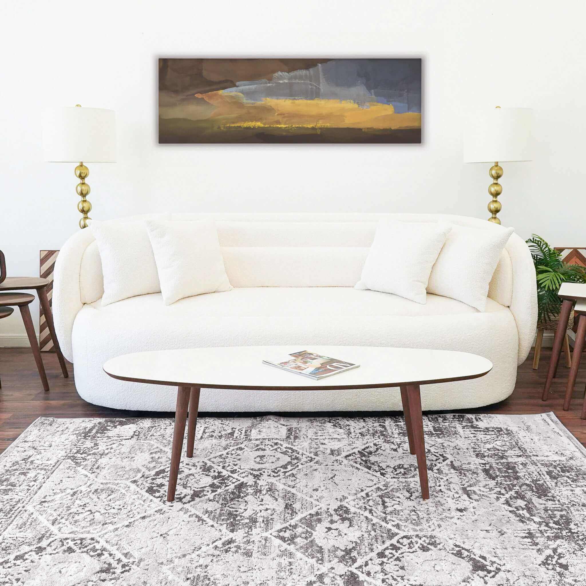 Ceni Ivory Boucle Sofa