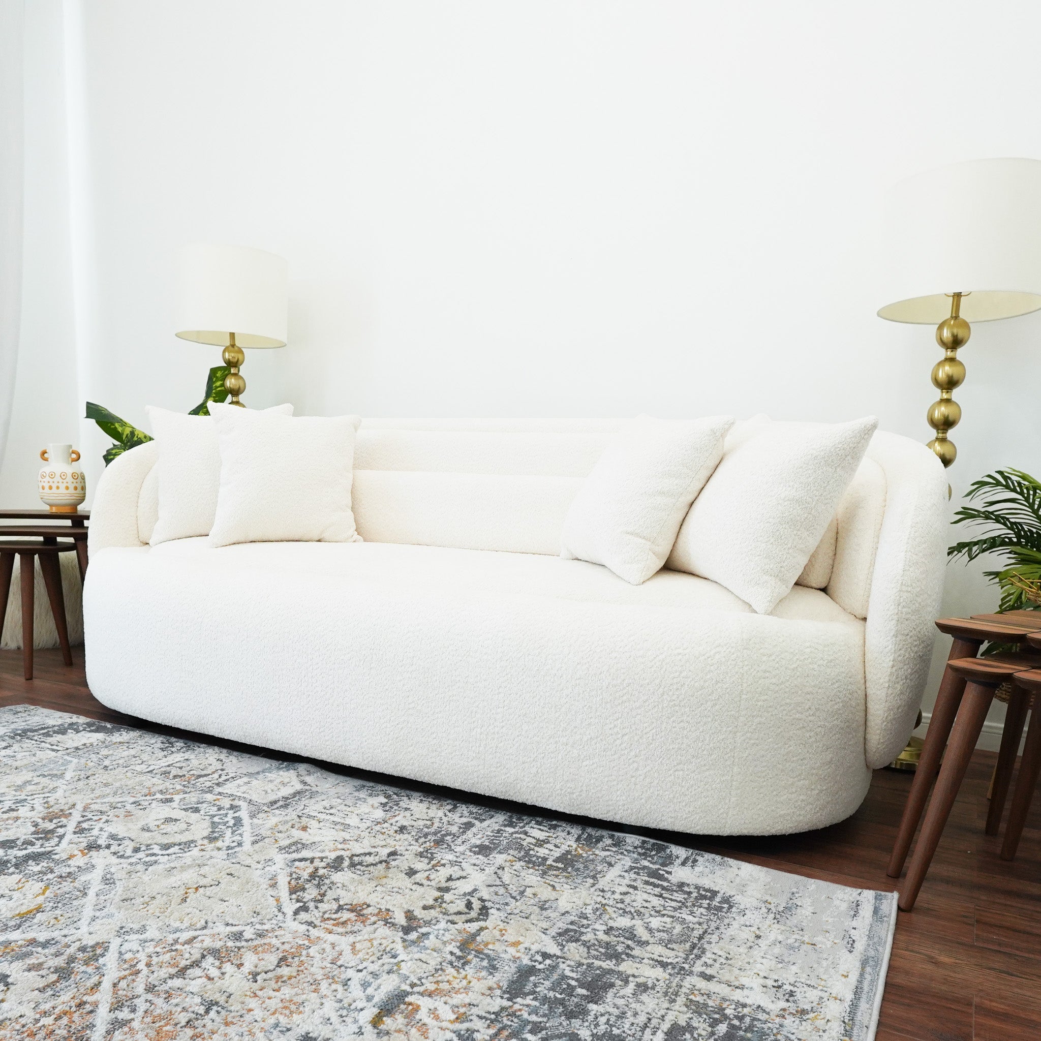 Chelsea Ivory Boucle Sofa