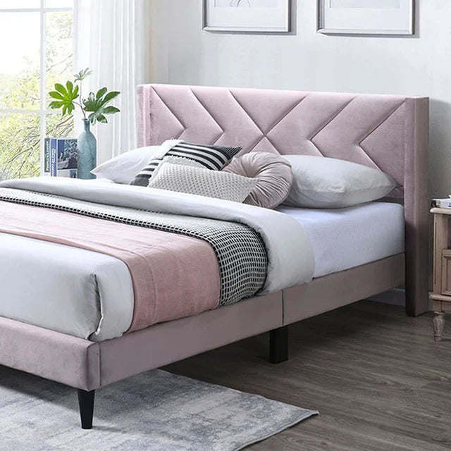 Cherry Pink Queen Bed
