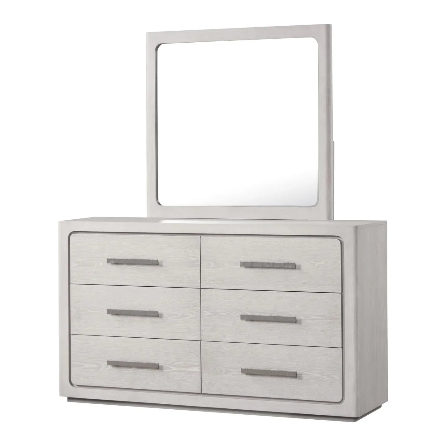 Crowthorne Contemporary White Oak Rubberwood Dresser by Furniture of America