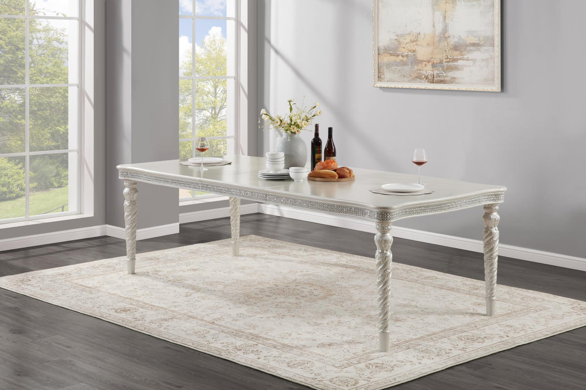 Silver Dining Table & Chair Collection