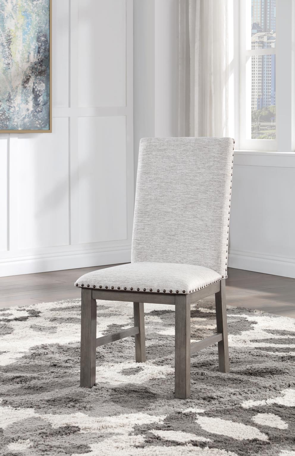 Gray Dining Table & Chair Set (D111)