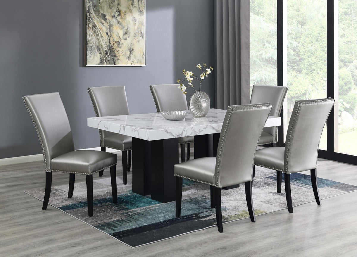 Dining Table with Choice of 5 Chair Colors