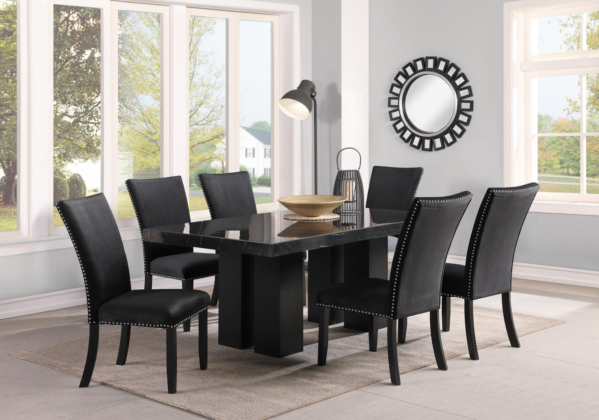 Dining Set with Five Chair Colorways