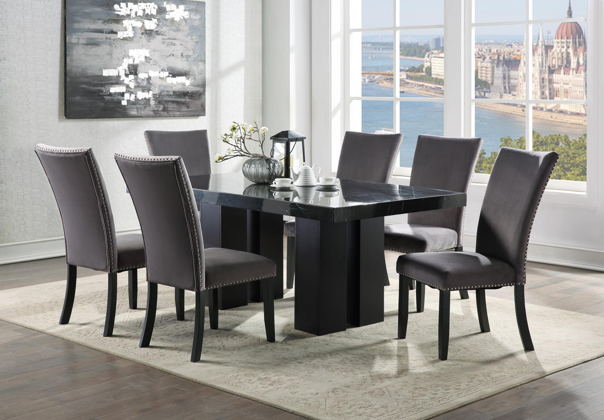 Dining Set with Five Chair Colorways