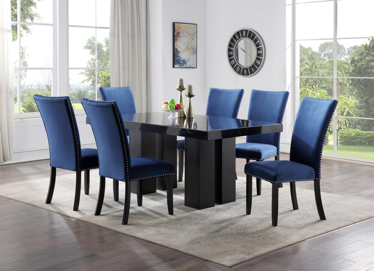 Dining Set with Five Chair Colorways